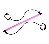 XJKLBYQ Pilates Bar Kit, Stretched Fusion Toning Bar with Resistance Bands, Multifunctional Home Gym Equipment for Small Space