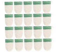 XJKLBYQ Propane Lantern Mantles, 20Pcs U Shape Gas Lamp Mantles with Drawstring, Gas Lantern Covers for Outdoor Camping /4x3 Inch