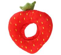 XJKLBYQ Rabbit Protection Cone, Soft Elizabethan Collar for Bunny, Cute Strawberry Shape Cat Recovery Collar for Cats Kittens Pets