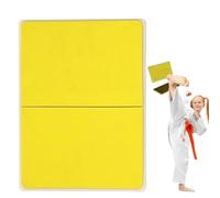 XJKLBYQ Rebreakable Board,Training ABS+EVA Foam Breaking Board,Reusable Thickened Taekwondo Board,Taekwondo Breaking Boards for Performance Practicing Test (Yellow)