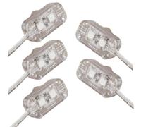 XJKLBYQ Replacement Lights For Inflatables|LED Module, Waterproof 5led Inflatable Light Strip, Plastic Small LED Light with 9.8ft Cable for Yard Holiday Inflatables, Christmas Blowups