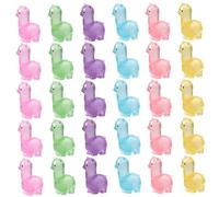 XJKLBYQ Resin Figures,Mini Resin Animals 30pcs Luminous Miniature Resin Animal Figurines Glow In The Dark Mini Resin Figures Tiny Resin Animals