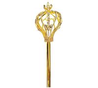 XJKLBYQ Rhinestone Scepter Wand, 20 Inch Princess Wand Cosplay Accessory, Sceptre Props for Pageant, Wedding, Christmas