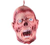 XJKLBYQ Severed Head Hanging Scary Cut Off Severed Head Prop Realistic Body Parts Decorative Latex Horror Props for Party Haunted House Prank Movie, Body Parts