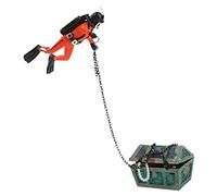 XJKLBYQ Shipwreck Aquarium Decoration Ornament,Fish Tank Ornaments Shipwreck Decor,Sunken Ship for Freshwater Saltwater Tanks(Colored shipbuilder)(Orange frogman)
