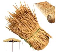 XJKLBYQ Thatch Roofing For Tiki Bar, Grass Duck Blind Grass For Thatch Roofing Tiki Bar Decorations Roll Palm Palapa Straw Thatch Roof For Fence Party