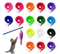 XJKLBYQ Worm on a String, Magic Worms, Soft Toy, 16 Colours Cat Toy for Kids, Trick Carnival Party Favors