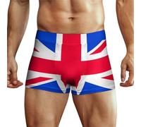 XJLAPWS Men's Underpants Union Jack Underwear Stretch Boxer Briefs For Man