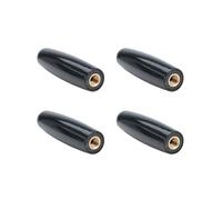 Xjpocdbjhe Brewing Equipment Black Plastic Beer Tap Handle 4pcs/lot 3/8" Threading Round Cylindrical Handle Replacement Homebrew Kegging Parts Brewing Equipment(Long Handle)