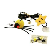 XJPXFQ Cat Toy Hanging Door To Pet Relieve Depression Swinging Hanging Elastic Rope Feather Playing StickBall Spider Toys(7)