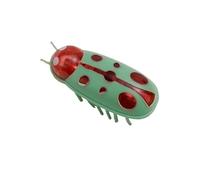 XJPXFQ Funny Electric Bugs Catnip Toy Automatic Tunnel Mini Robot Bug Insect Toys For Cats Battery Operated Cockroach Ladybug(7)