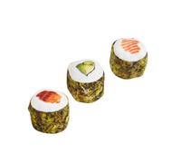 XJPXFQ The Cat Toy Interactive Three-dimensional Sushi Set Includes Cat Grass Scratch Resistant Bite Resistant Cat Mint Toys