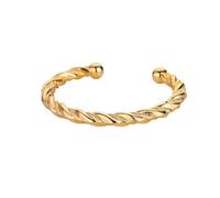 XJPXGIND Brazalete retorcido para mujer Pulseras de brazalete de apertura 2024 Declaración de tendencia Joyería de muñeca de pareja pulseras hombre mujer Regalos de moda
