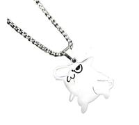 XJPXGIND Chainsaw Man Pochita Pendant Necklace Creative Personality Cartoon Anime Cute Jewelry