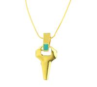XJPXGIND David Martinez Cosplay Necklace Gold Color Metal??Pendant Necklaces for Men Women Accessories Christmas Gifts Prop