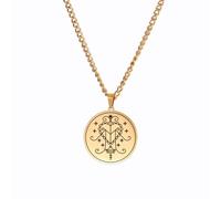 XJPXGIND Erzulie Freda Voodoo Veve Pendant Necklace Vintage Jewelry Motherhood Amulet