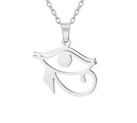 XJPXGIND Eye of Horus with Ankh Cross Necklace Key of Life Protection Ancient Egypt Jewelry Necklace