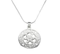 XJPXGIND Fashion Flower Plant Hollow Necklace Women Girls Vintage Wicca Pendant Necklaces Accessories Jewelry