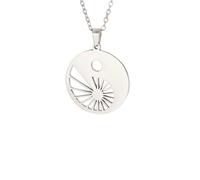 XJPXGIND Fibonacci Golden Spiral Pendant Necklace Geometric Ratio Necklace Sacred Geometry Math Gift