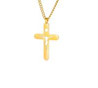 XJPXGIND Jesus Crucifix Cross Necklace Religious Bible Prayer Christ The Redeemer Statue Pendant Religious Gift