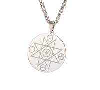 XJPXGIND Melchizedek Priesthood Symbol Necklace King of Peace Octagram Pendant Religious Jewelry