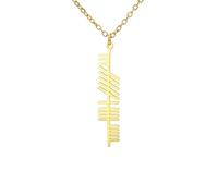 XJPXGIND Ogham Necklace Strength Wisdom Love Ancient Irish Tree Alphabet Nordic Amulet Jewelry