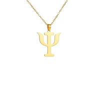 XJPXGIND PSI Symbol Necklace Greek Letter Alphabet Pendant Psychology Psychiatry Medical Sign Jewelry