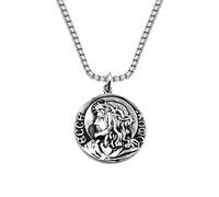 XJPXGIND Retro Jesus Christ Virgin Mary Pendant Necklace Long Chain Necklace for Men Women Fashion Christian Jewelry Gift
