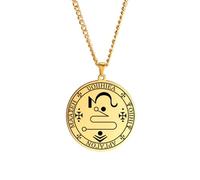 XJPXGIND Seal of The Jophiel Angel??Beauty of God Jophiel Sigil Pendant Necklace Jewelry Men Necklaces