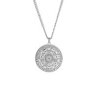 XJPXGIND Seven Archangels Seal of Solomon Necklaces Sigil Talisman Pendant Chain Men Religious Amulet Jewelry