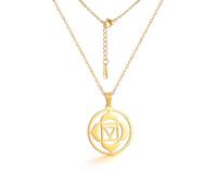 XJPXGIND Seven Chakras Symbol Pendants Meditation Amulet Healing Spiritual Jewelry