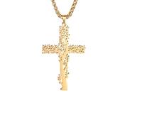 XJPXGIND Tree of Life Cross Necklace Christian Cross Yggdrasil Pendant Religious Prayer Amulet Jewelry