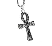 XJPXGIND unisex gothic necklace Ancient Egyptian Ankh Eye of Horus Totem Pendant Necklace Suitable for Men and Women Fashion Amulet Gift congratulations gifts