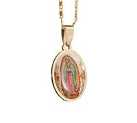 XJPXGIND unisex gothic necklace Catholic Necklace Guadalupe Pendant for Men Women Lucky Amulet Accessories congratulations gifts