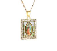 XJPXGIND unisex gothic necklace Catholic Pendant Necklace for Women Good Luck Religious Prayer Amulet Jewelry Gift congratulations gifts