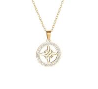 XJPXGIND unisex gothic necklace Exquisite Crystal Zircon Irish Witchcraft Celtic Knot Pendant Necklace Women's Witch Knot Lucky Amulet Jewelry congratulations gifts