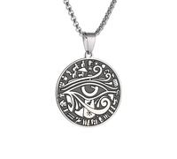 XJPXGIND unisex gothic necklace Eye of Horus Protection Symbol Pendant Necklace for Men and Women Ancient Egyptian Religious Amulet Jewelry Gift congratulations gifts