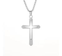 XJPXGIND unisex gothic necklace Fashion Hollow Cross Pendant Necklace for Men and Women Religious Christian Prayer Amulet Gifts congratulations gifts