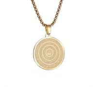 XJPXGIND unisex gothic necklace Gold Color Muslim Allah Quran Pendant Necklace Men Women Fashion Faith Islam Religious Jewelry Ramadan Gift congratulations gifts
