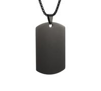XJPXGIND unisex gothic necklace Hip Hop Military Style Dog Tag Pendant Necklace for Men Women Personalized Id Name Jewelry congratulations gifts