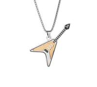 XJPXGIND unisex gothic necklace Hip Hop Rock Instrument Bass Guitar Pendant Necklace for Men Women Personalized Music Party Jewelry Gifts congratulations gifts