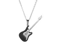 XJPXGIND unisex gothic necklace Men and Women Fashion Jewelry Rock Electric Guitar Bass Pendant Necklace for Music Lovers Jewelry Gifts congratulations gifts