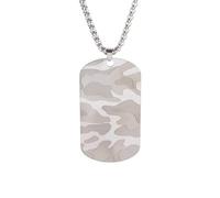 XJPXGIND unisex gothic necklace Personalized Camouflage Military Uniform Pendant Necklace Hip Hop Dog Tag Chain Jewelry Men and Women Jewelry congratulations gifts