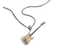 XJPXGIND unisex gothic necklace Punk Rock Music Guitar Necklace Men Women Gothic Pendant Necklace Fashion Personalized Gift Hip Hop Biker Jewelry for Boyfriend congratulations gifts