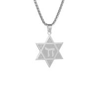 XJPXGIND unisex gothic necklace Star of David Pendant Six Pointed Star Amulet Solomon Necklace for Men and Women Holiday Jewelry Gifts congratulations gifts