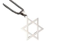 XJPXGIND unisex gothic necklace Star of David Pendant Solomon Necklace for Men and Women Israeli Jewish Jewelry Gifts congratulations gifts