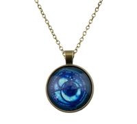 XJPXGIND Vintage Amulet Trollhunters Pendant Necklace Toy Trollhunter Amulet Jewelry Bronze Color Chain for Children Women Men Gifts