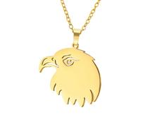 XJPXGIND Vintage Eagle Hawk Pendant Necklace Nordic Animals Symbol Jewelry New Year Gift for Women Men