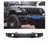 XJPZFC 4x4 Off-Road Heavy Duty Truck Bumper Bull Bar Guard Shroud Compatible with Jeep, Wrangler JK 2007-2018, Outdoor Off-Road Scratch-Resistant Bumper Quick-Release Bolt-on Bumper Kit(2007-2018 JL)