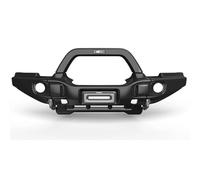 XJPZFC Heavy Duty Truck Bumper Bull Bar Guard Shroud Compatible with Jeep, Wrangler JK 2007-2018, Outdoor Off-Road Scratch-Proof Bumper 3/16" Powder Coated Steel, Quick-Release Bolt-on Bumper Kit(2018